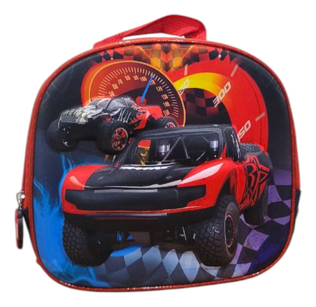 Mochila Niño 3d Set X3 + Carrito Regalo