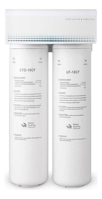 Purificador De Agua Bajo Mesada Doble Filtro + Instalación