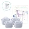 Pack De 4 Filtros De Jarra Purificadora De Agua Dvigi Unu