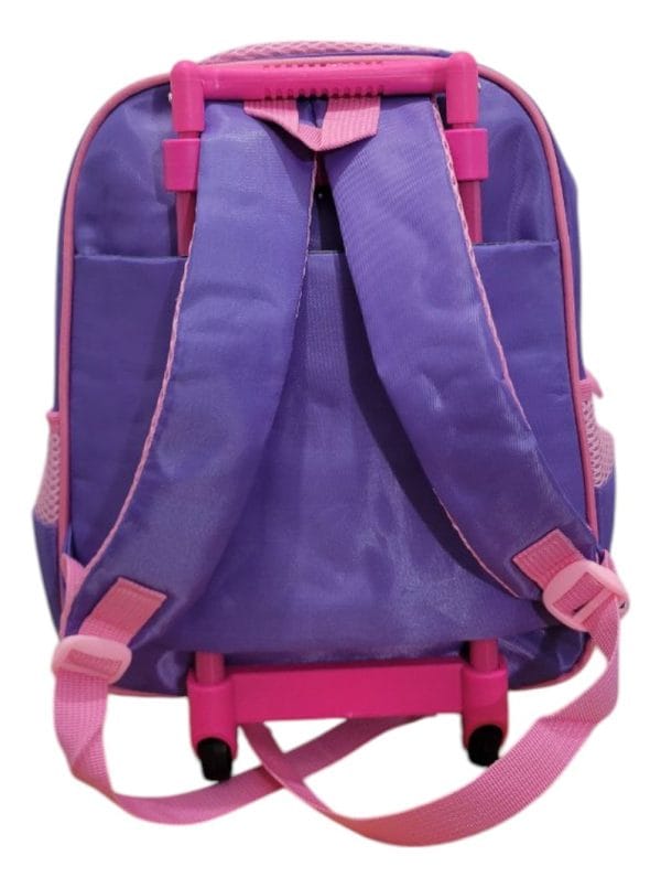 Mochila Niña 3d Set X3 + Carrito Regalo