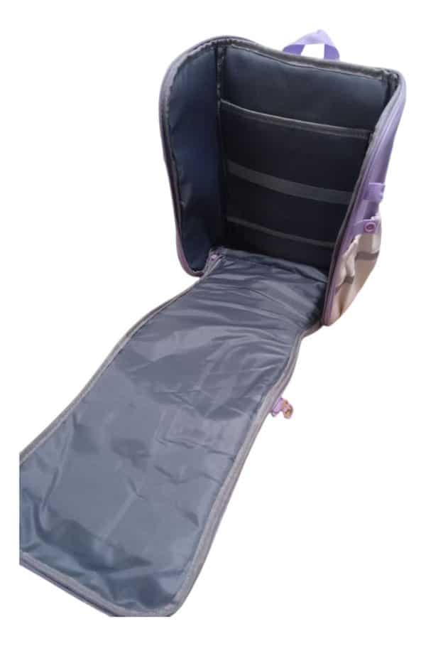 Mochila Escuela Unicornio Set X2 Para Niña Color Violeta