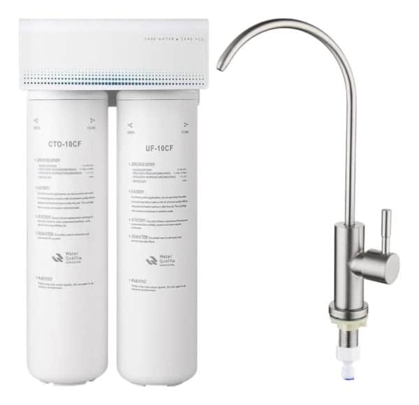 Purificador De Agua Bajo Mesada Doble Filtro + Instalación