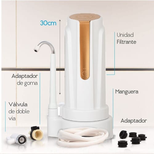 Purificador De Agua Dvigi As Plus Elimina Arsénico Color Oro
