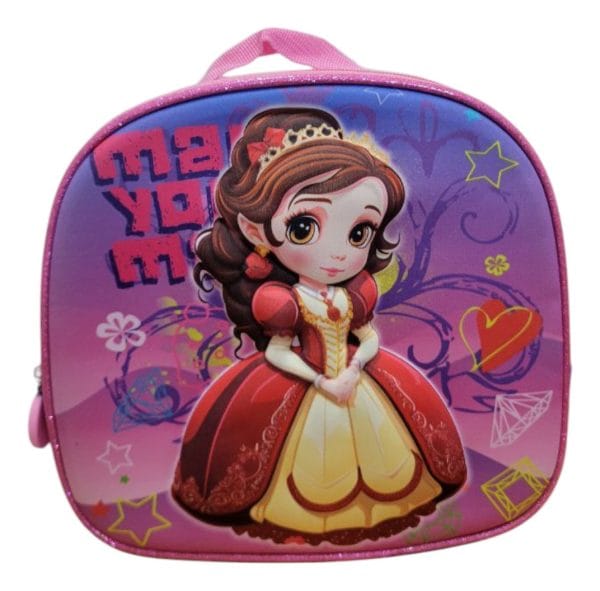Mochila Niña 3d Set X3 + Carrito Regalo