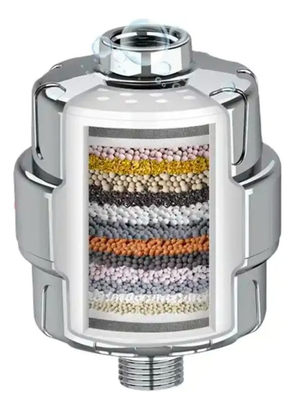 Purificador De Ducha 15 Etapas Para Ducha + Repuesto Extra