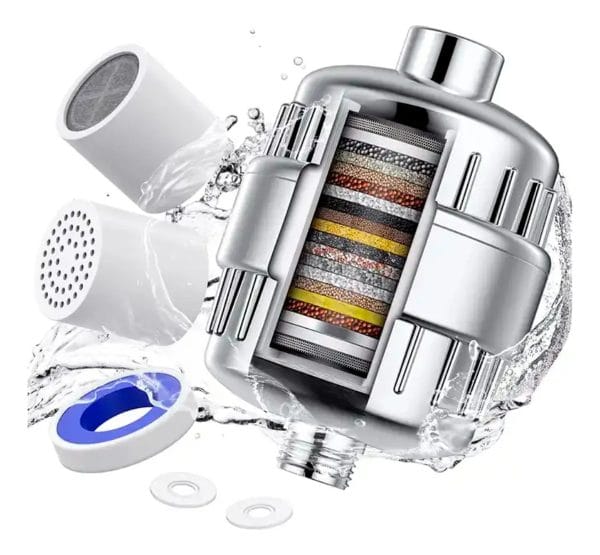Purificador De Ducha 15 Etapas Para Ducha Telefono O Roseta