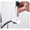 Grifo Monocomando Flexible 3 Vías Para Mesada Y Purificador
