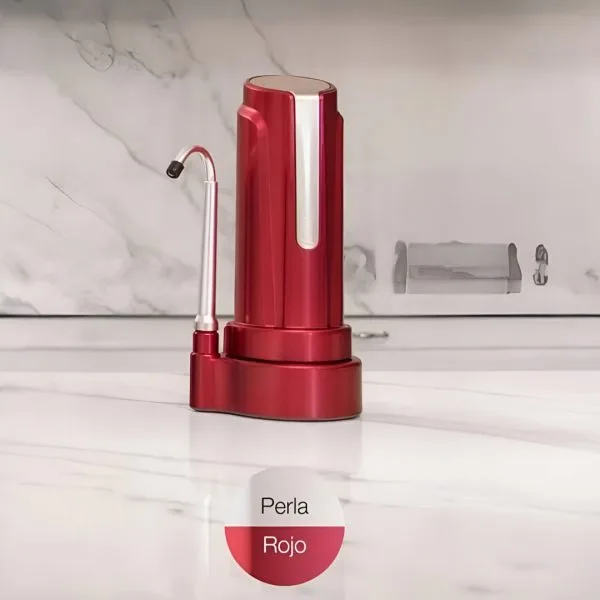 Filtro Purificador De Agua Sobre Mesada Dvigi Aqua Plateado