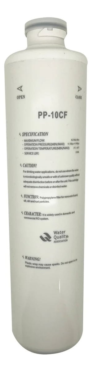 Repuesto De Filtro Carbon + Filtro Polipropileno Clearwater