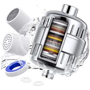 Purificador De Ducha 15 Etapas Para Ducha + Repuesto Extra