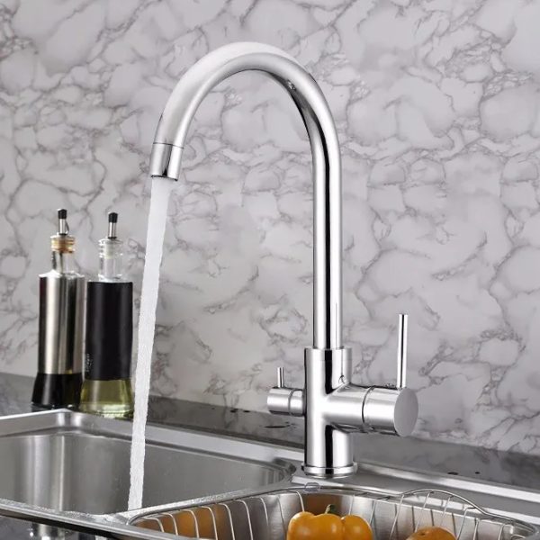 Filtro Purificador De Agua Bajo Mesada Ecofast + Grifo Curvo