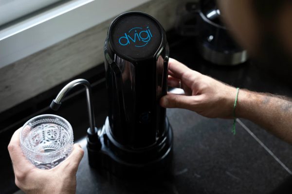 Filtro Purificador De Agua Sobre Mesada Dvigi Aqua Negro