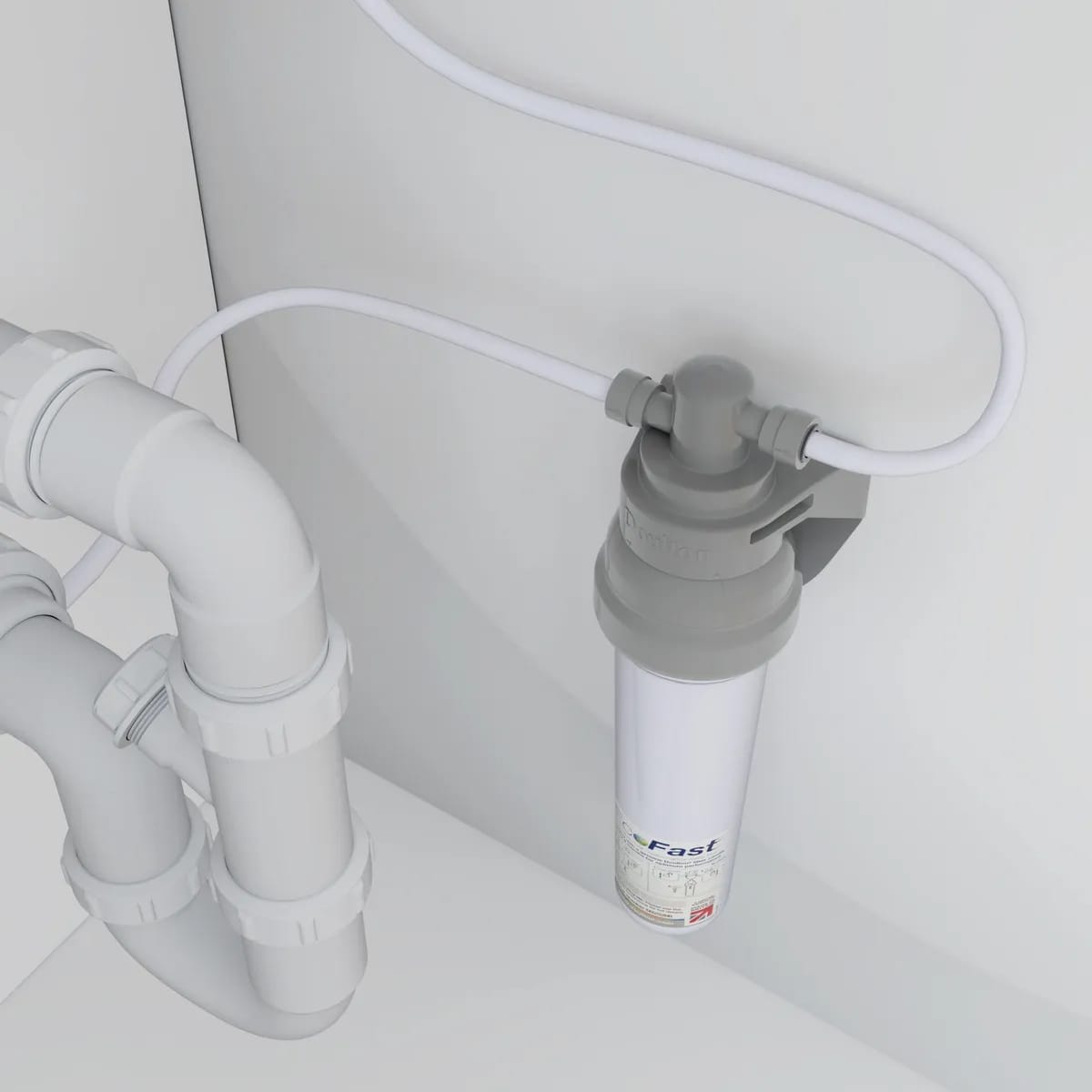 Filtro Purificador De Agua Bajo Mesada Ecofast + Grifo Curvo