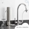Purificador De Agua Sobre Mesada Akuifer Ceramic Inox