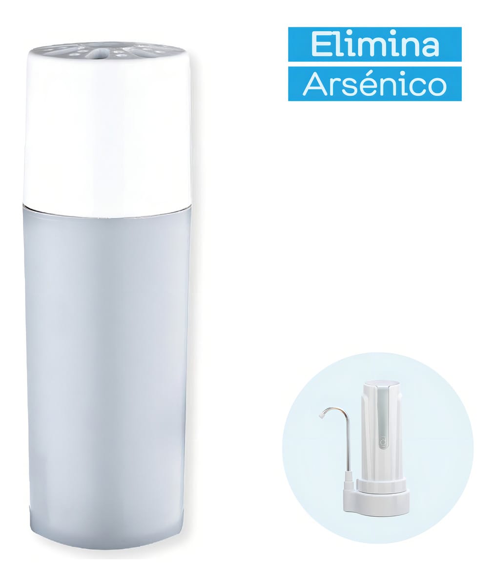 Repuesto Purificador De Agua Filtro Elimina Arsénico | Dvigi Color Gris Oscuro