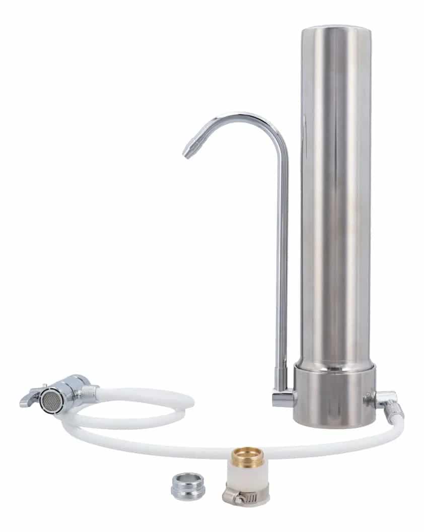 Purificador De Agua Sobre Mesada Akuifer Ceramic Inox