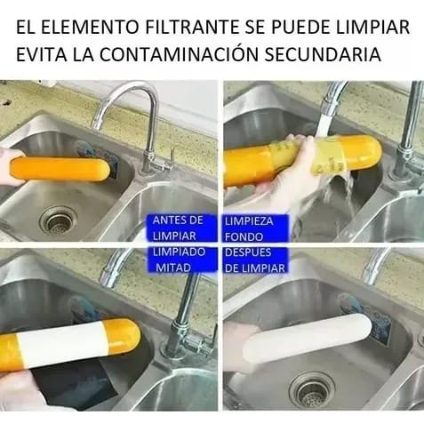 Purificador De Agua Sobre Mesada Akuifer Ceramic Inox