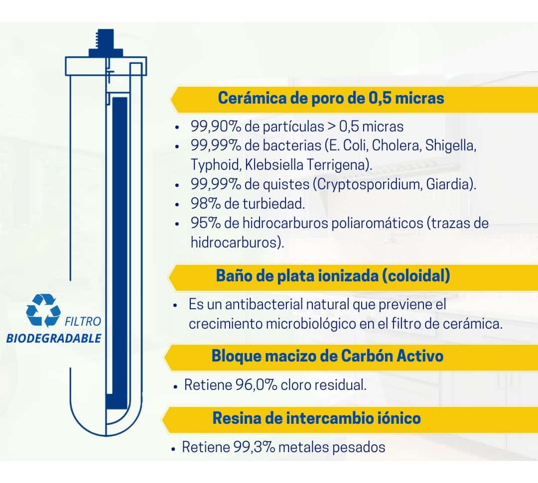 Purificador De Agua Bajo Mesada Ignus