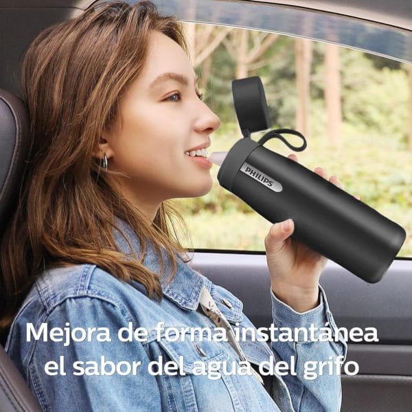Botella Filtrante Térmica Philips Gozero Awp2771grr 550ml