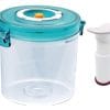Taper Recipiente Al Vacío Para Alimentos Hermético 1000ml