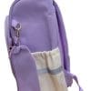 Mochila Escuela Unicornio Set X2 Para Niña Color Violeta