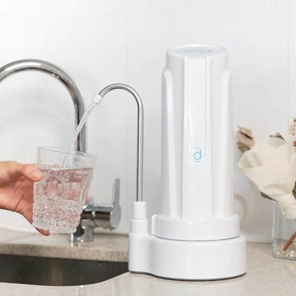 Purificador De Agua Dvigi Sobre Mesada Aqua Blanco