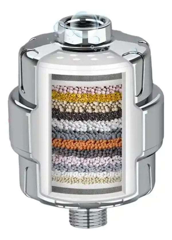 Purificador De Ducha 15 Etapas Para Ducha + Repuesto Extra