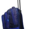 Mochila Escuela Autos Color Negro Con Carrito Para Niño