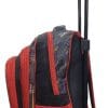 Mochila Escuela Autos Color Negro Con Carrito Para Niño