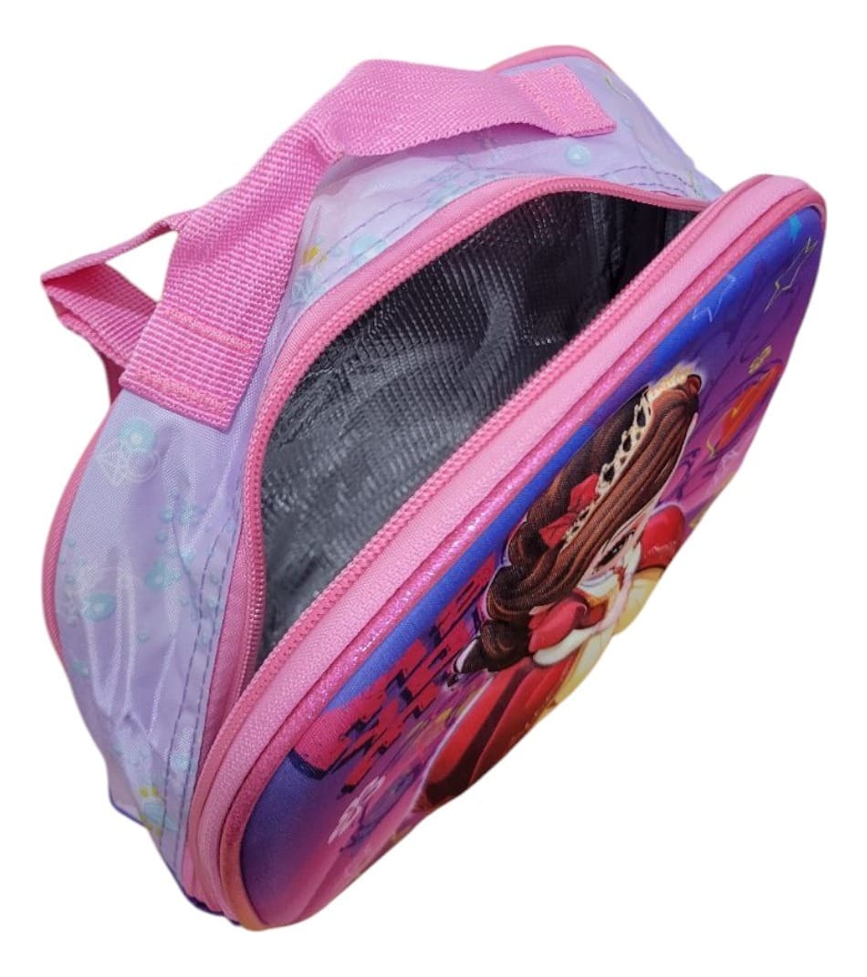 Mochila Niña 3d Set X3 + Carrito Regalo