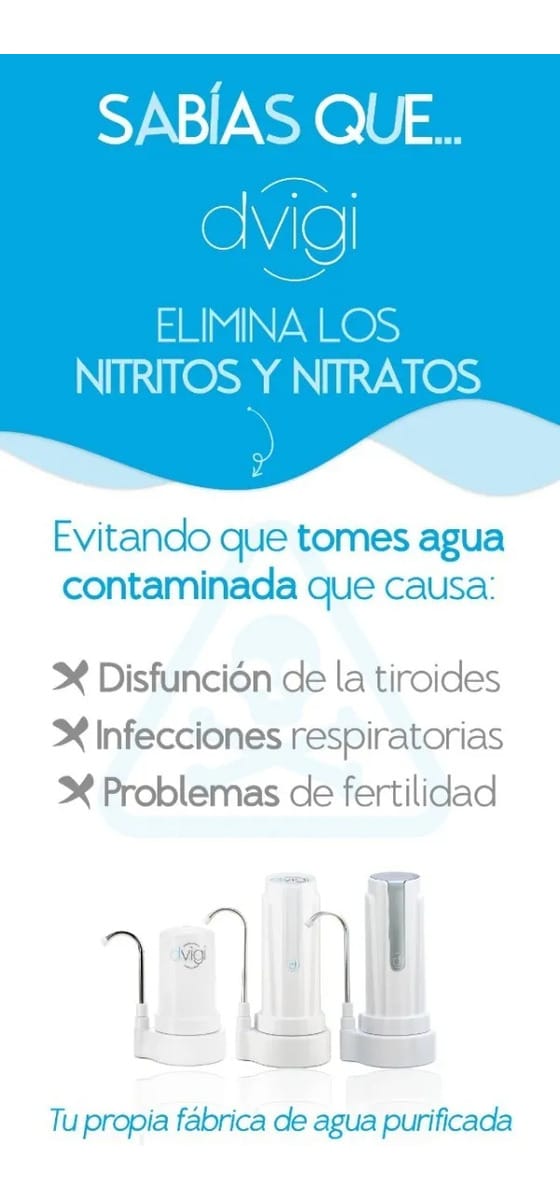 Filtro Purificador De Agua Sobre Mesada Dvigi Aqua Plateado