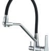 Grifo Monocomando Flexible 3 Vías Para Mesada Y Purificador