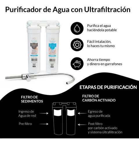 Repuesto De Filtro Sedimentos + Filtro Ultrafiltración Dvigi - Imagen 4