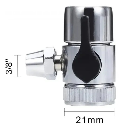 Canilla Adaptadora Purificador De Agua Sobremesada Monomando - Imagen 7